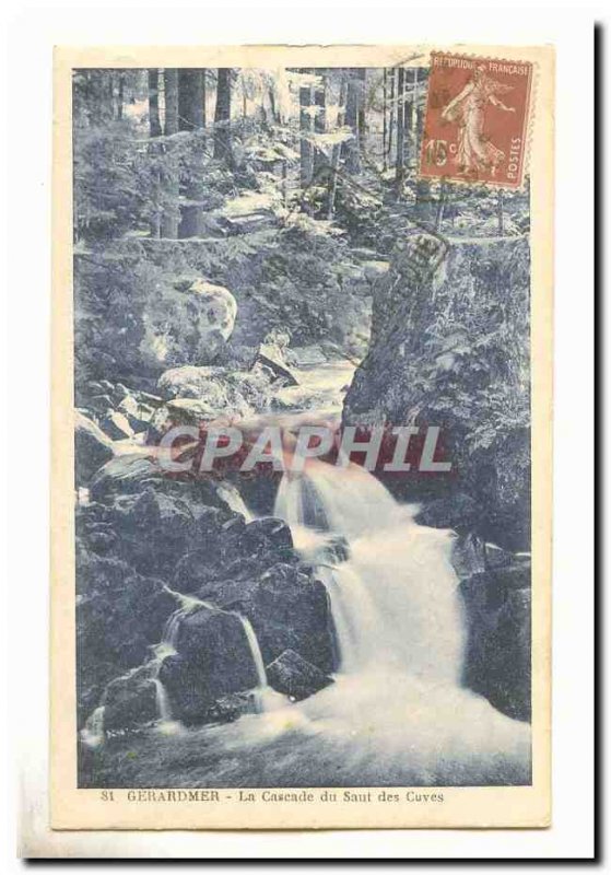 Gerardmer Old Postcard The cascade of tanks jump