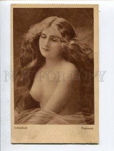 285365 POLAND Young girl Nymph  Long Hair Angelo ASTI Vintage SALON Schonheit