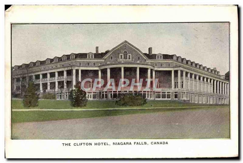 Postcard Old Clifton Hotel Niagara Falls Canada