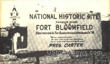 National Historic Site - Bloomfield, Iowa IA  