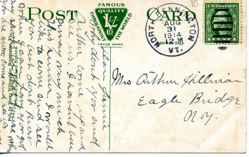 VT - Bennington. Mt Anthony and Battle Monument