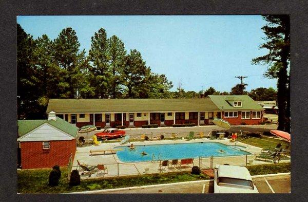 VA Carolynn Court Motel Pool WILLIAMSBURG VIRGINIA PC