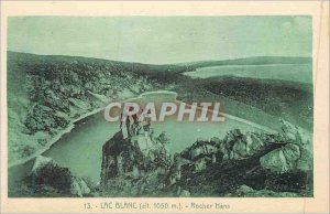 Old Postcard 13 White Lake (alt 1050m) hans rock