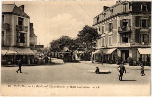 CPA AK PARAME Bd Chateaubriand et hotel Continental TRAM VAPEUR (977465)