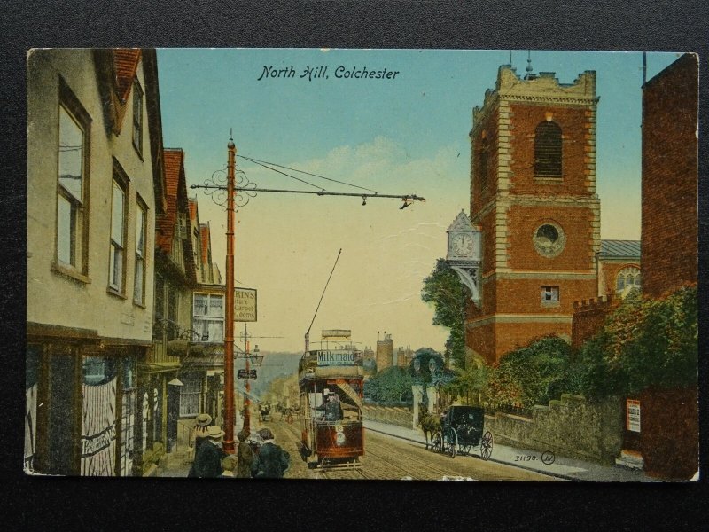 Essex COLCHESTER North Hill c1909 Postcard by Valentine