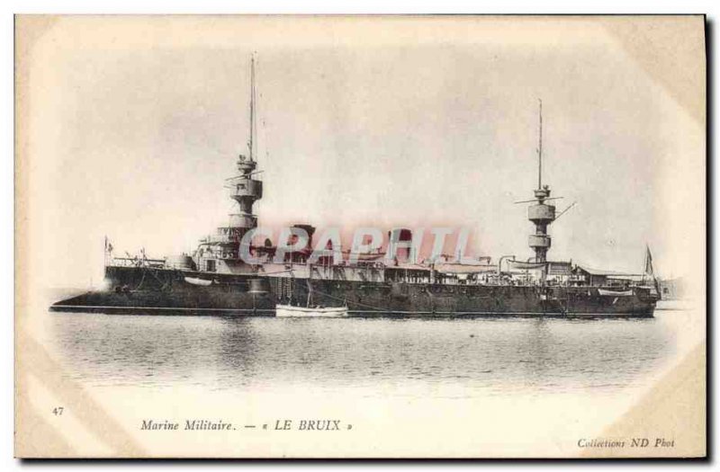 Old Postcard Boat War The Bruix