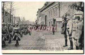 Old Postcard Medaille A regiment greets the English general Allenby Army