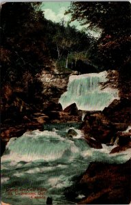 VINTAGE POSTCARD LOWER DE CEW FALLS ST. CATHERINES ONTARIO TO DEAR MOTHER 1920