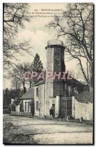 Postcard Old Mill Prison Jarcy Tower & # 39ancienne Abbey