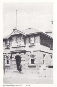 Eltham Post Office in 1908 Taranaki New Zealand Postcard