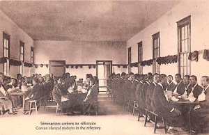 Corean clerical students in refectory Unused 