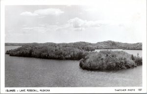 Postcard RPPC Canada Ontario Lake Rosseau, Muskoka