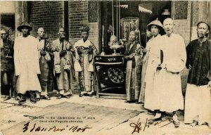 CPA AK CHOLON - La Ceremonie du 7e Mois - Folklore VIETNAM INDOCHINA (779314)