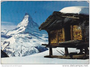 Switzerland Spycher bei Zermatt Matterhorn