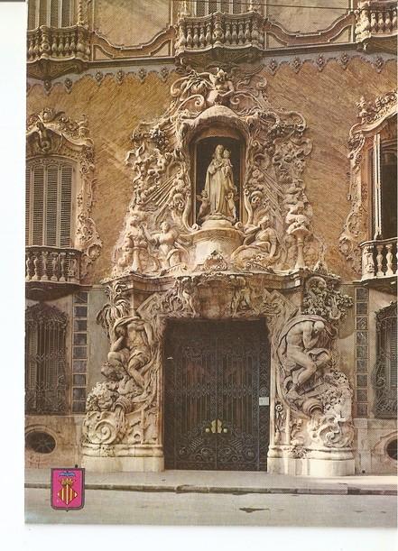 Postal 047157 : Valencia. Fachada del Palacio del Marques de Dos Aguas