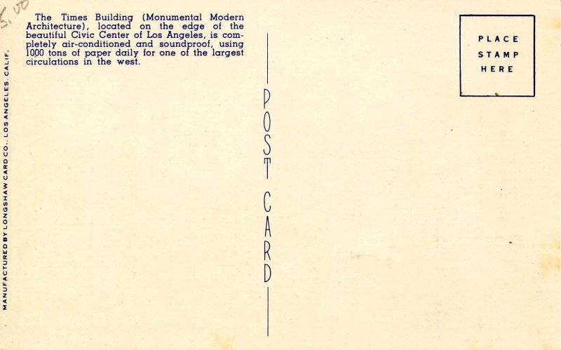 CA - Los Angeles. Times Building