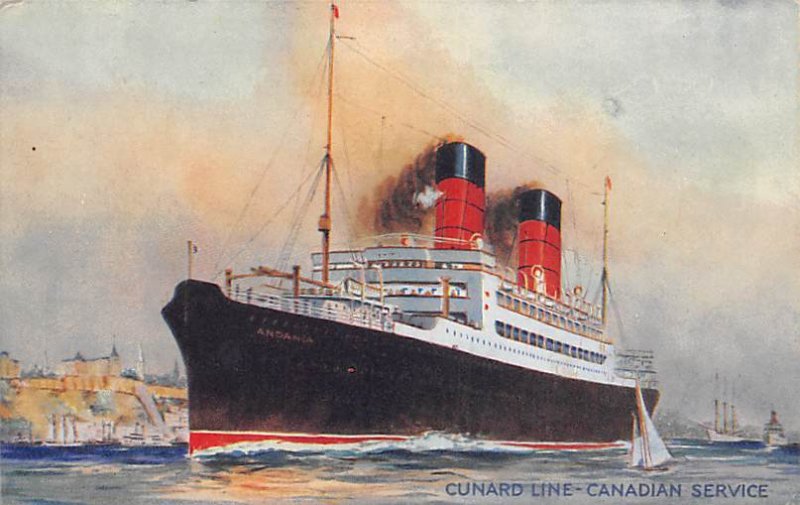 Canadian Service Cunard Line Ship Unused 