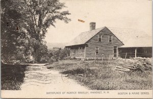 Amherst NH Horace Greeley Birthplace Home Boston & Maine Series Postcard G86