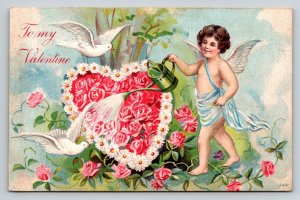 Valentine's Day Greetings   Postcard