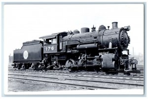 c1950s Terminal Railroad Association St. Louis Train #176 RPPC Photo Postcard