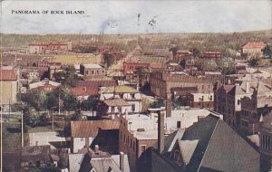 Illinois Rock Island Panorama View 1907