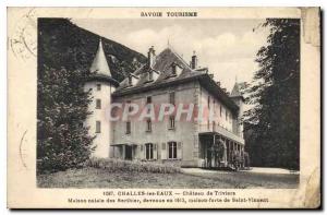 Old Postcard Challes les Eaux Chateau Triviers