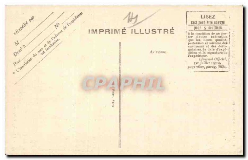 Postcard Old Thury Harcourt L & # 39eglise