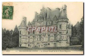 Old Postcard Bagnoles de l'Orne Le Chateau Goupil or Roche Cars