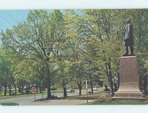 Pre-1980 HORACE GREELEY STATUE Chappaqua - Near Tarrytown & New City NY F1669