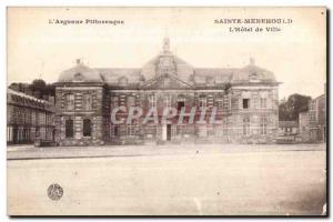 Old Postcard Sainte Menehould (Marne) The Hotel de Ville