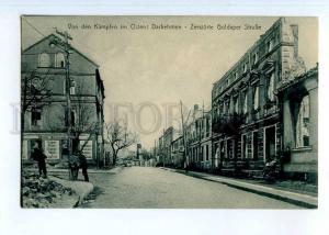 248587 WWI Russia Ozyorsk Darkehmen Destroyed Goldaper Street