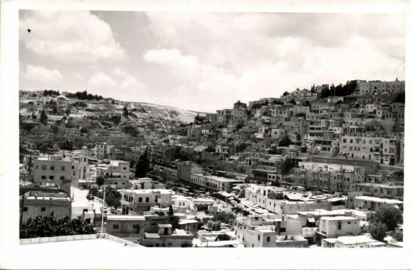 jordan, AMMAN, General View (1950s) RPPC