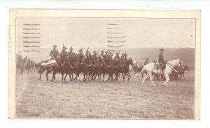 NY - Plattsburg. U.S. Cavalry    (card is trimmed)