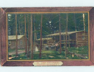 Divided-back CAMP Adirondacks - Cranberry Lake In Clifton by Tupper NY AE3412