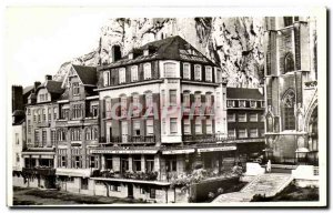 Postcard Moderne Hotel Restaurant of the Collegial l Order Lion Delcourt Dinant