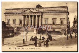 Old Postcard Angouleme The Courthouse