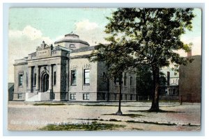 1907 Free Public Library St. John New Brunswick Canada Antique Postcard 