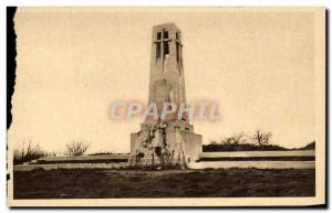 Old Postcard Vauquois high Monument La Memoire of French soldiers killed in t...