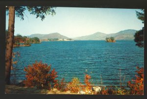 Lake George, New York/NY Postcard,  Sagamore Hotel, Adirondack Mountains