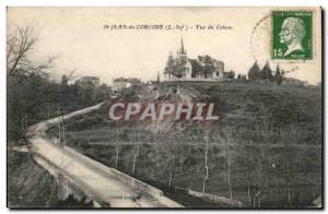 St John of Corcoue Postcard Old hillside view