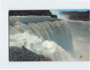 Postcard Close up of the American Falls, Niagara Falls, New York