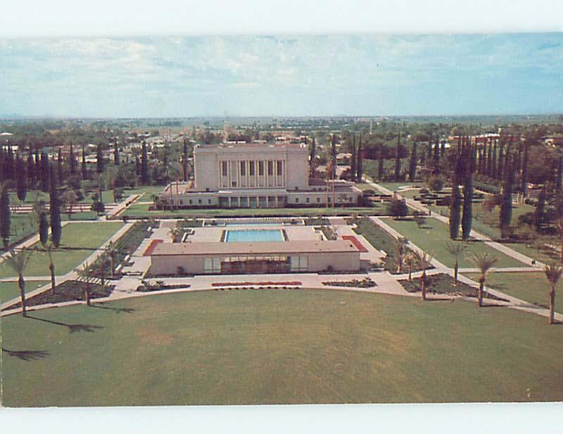 Pre-1980 TEMPLE SCENE Mesa - Near Phoenix Arizona AZ c6386