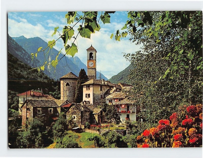 Postcard Lavertezzo, Switzerland