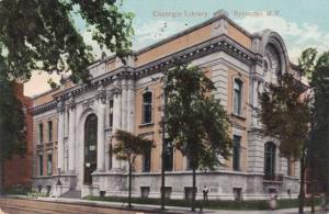 Carnegie Library - Syracuse NY, New York - pm 1908 - DB