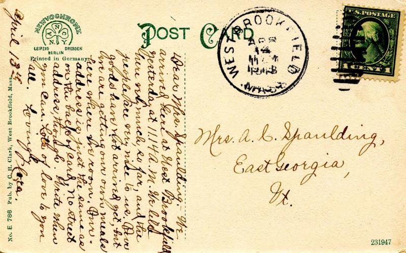 MA - West Brookfield. Cottage Street