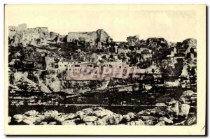 Les Baux Old Postcard General View from Sarragan