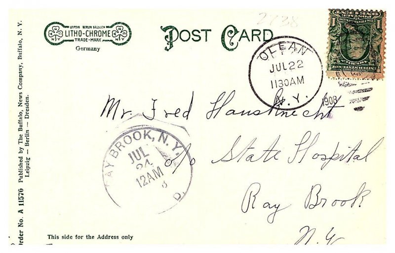 New York  Olean, interior Exchange National Bank