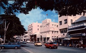 Hamilton Bermuda Front St Volkswagen VW Bug Beetle Vintage Postcard