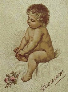 Simonds Soap Co. Scourene Scouring Soap Adorable Chubby Baby Fabulous! P39