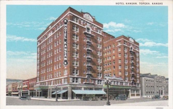 Kansas Topeka Hotel Kansan Curteich